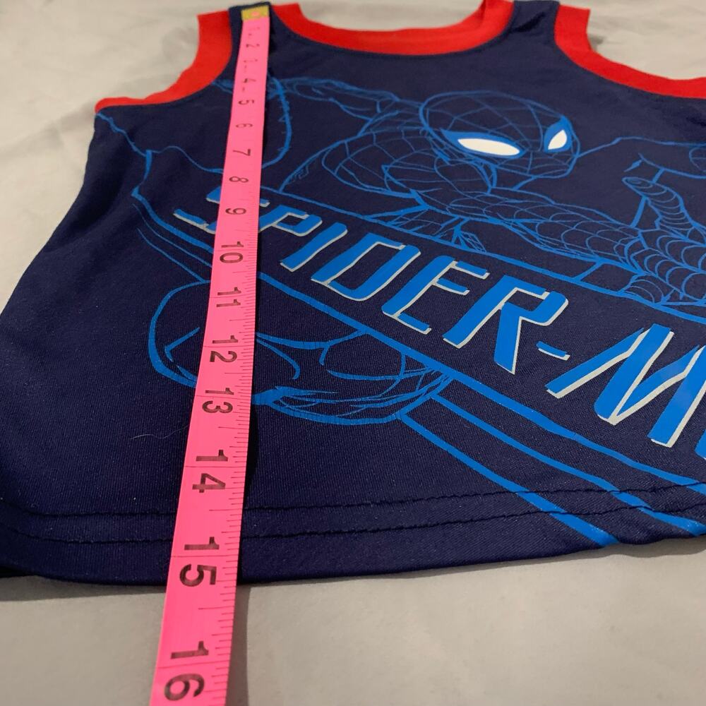 “Marvel Spider-Man sleeveless tank top, size 4T. - Picture 3 of 8